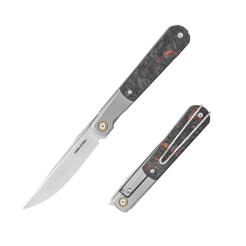Real Barlow RB-7 | S35VN | Titanium & Fatcarbon