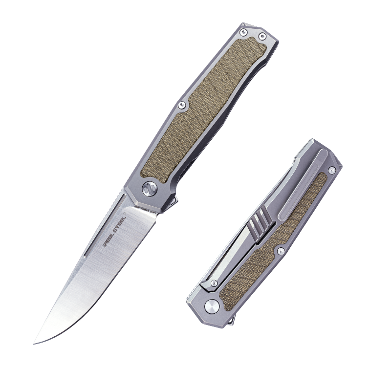 Rokot Premium | S35VN | Titanium & Inlay