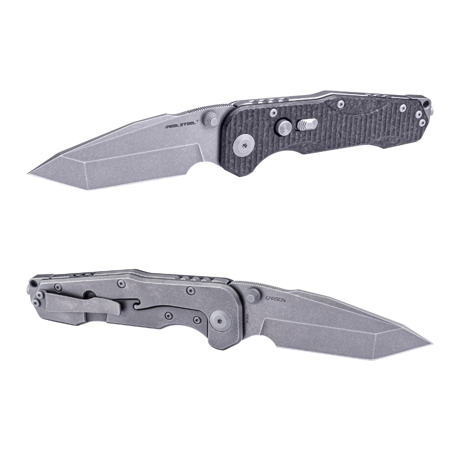 Evolution | S35VN | Titanium & Carbon Fiber