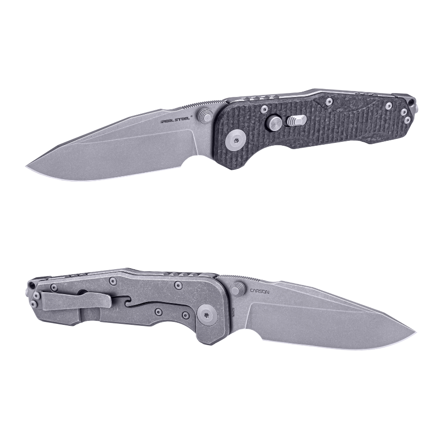 Evolution | S35VN | Titanium & Carbon Fiber