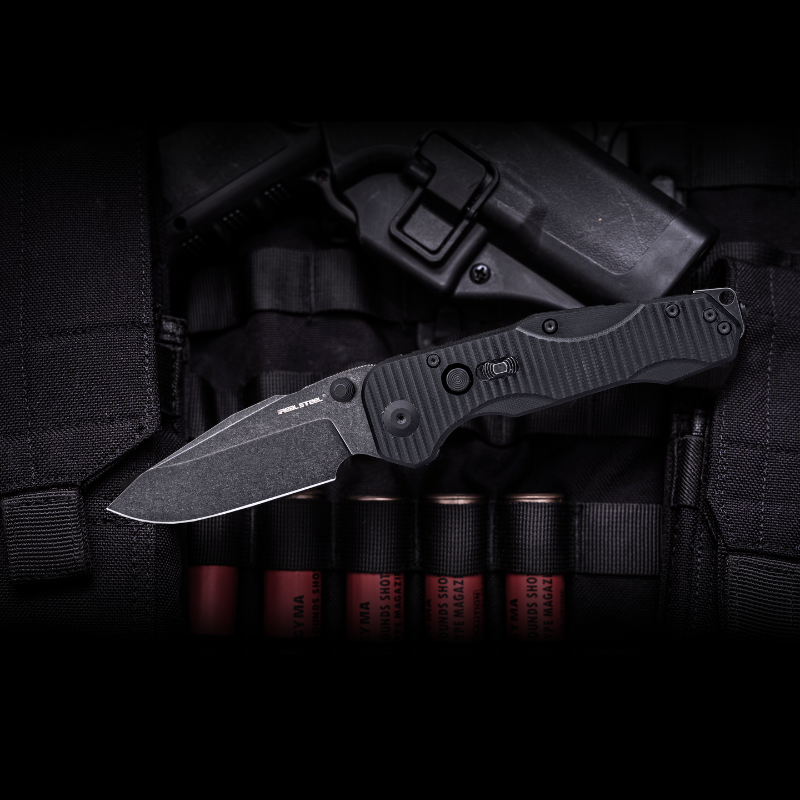 Evolution Ironclad | D2| Steel Frame & G10 | Blackwashed