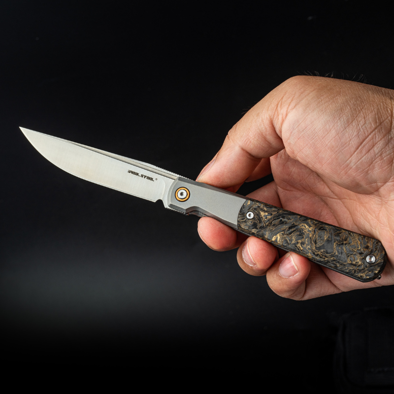 Real Barlow RB-7 | S35VN | Titanium & Fatcarbon