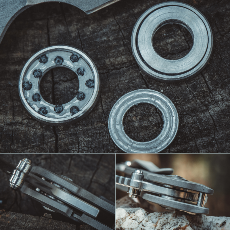 Harrier Fledgling | Ti | Dual-Ball System | Fully Sealed Bearing | Two Inlays