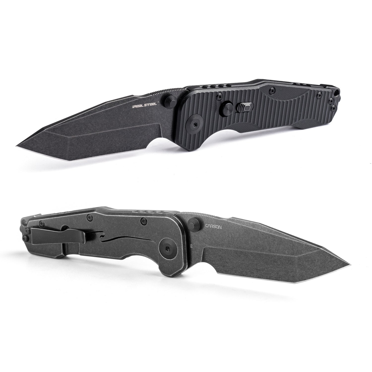 Evolution Ironclad | D2| Steel Frame & G10 | Blackwashed