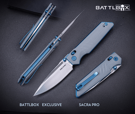 Unveiling the BattlBox EXCLUSIVE Sacra Pro: Elevate Your Cutting Experience Real Steel EDC, EDC Knife, EDC Urban, Sacra, Sacra Pro Real Steel Knives www.realsteelknives.com
