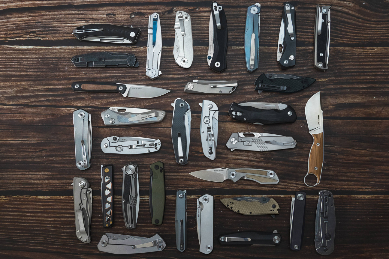 Real Steel Knives Display Matt RL1001, leather  Advantageously shopping at