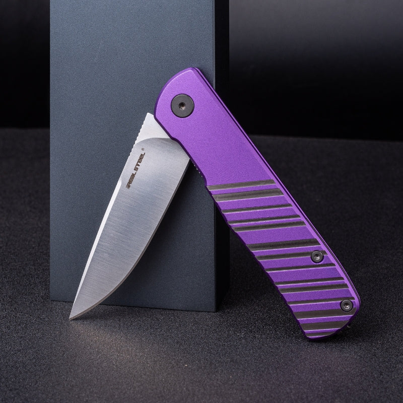 Karly | Satin | Purple Aluminium