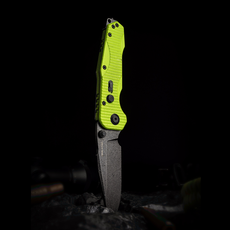 Evolution Ironclad |3.8"D2 Blade| Steel Frame & G10 | Blackwashed
