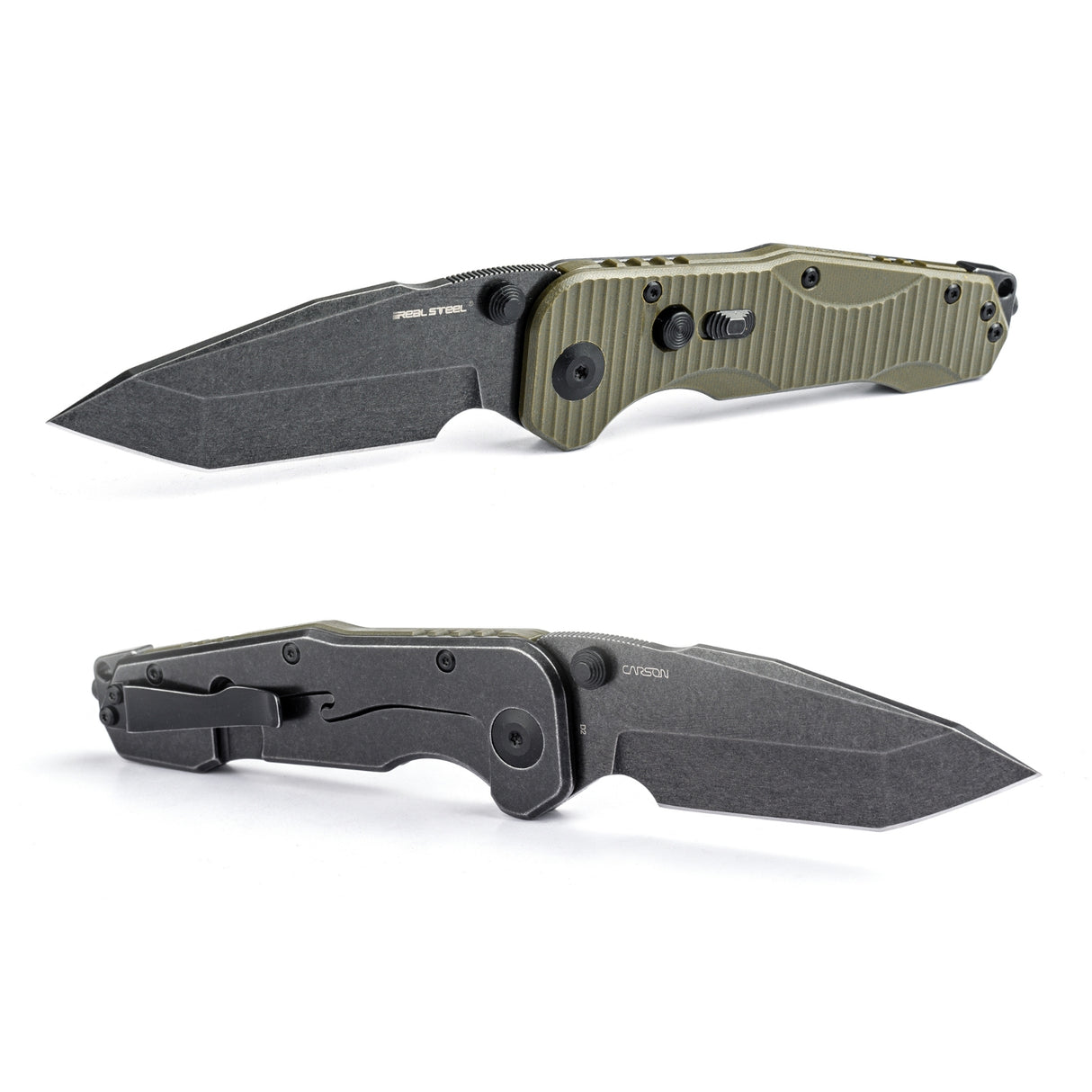Evolution Ironclad | D2| Steel Frame & G10 | Blackwashed