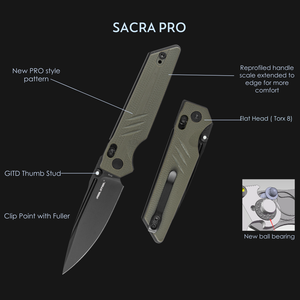 Sacra Pro | PVD | Green G10