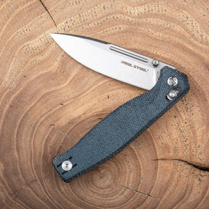 Huginn Compact | Stonewash | Denim Micarta