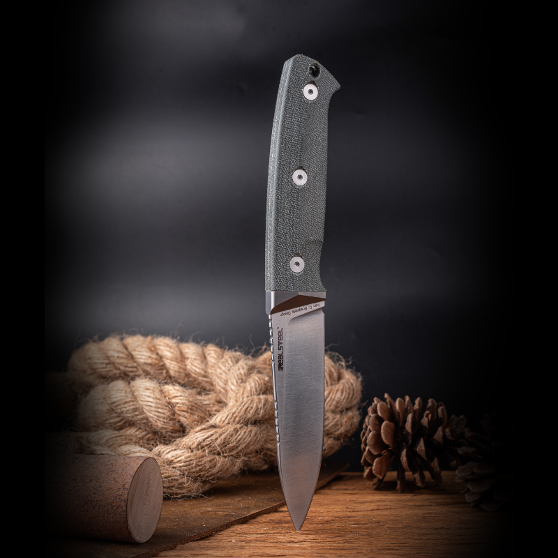 Black Thorn | Titanium Bolster & Micarta | Intergrated Glass Breaker