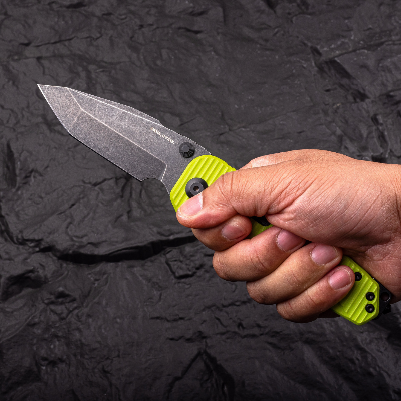 Evolution Ironclad |3.8"D2 Blade| Steel Frame & G10 | Blackwashed