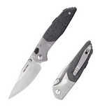 Hoeft | S35VN | Titanium & Shred Carbon Fiber