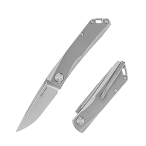 Real Steel Luna Slip Joint Folding Knife -2.76" Bohler N690 Beadblast Blade, Titanium Handle 7001 89.00 Real Steel Knives www.realsteelknives.com