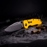 Evolution Ironclad |3.8"D2 Blade| Steel Frame & G10 | Blackwashed