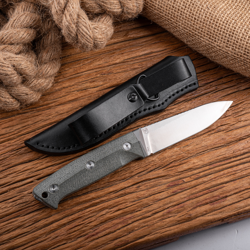 Black Thorn | Titanium Bolster & Micarta | Intergrated Glass Breaker