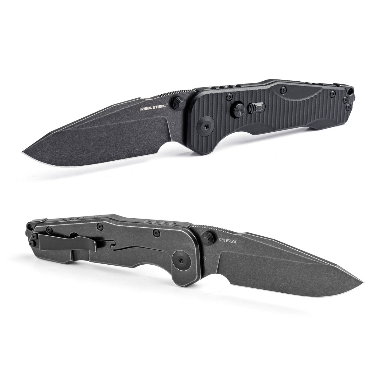 Evolution Ironclad | D2| Steel Frame & G10 | Blackwashed