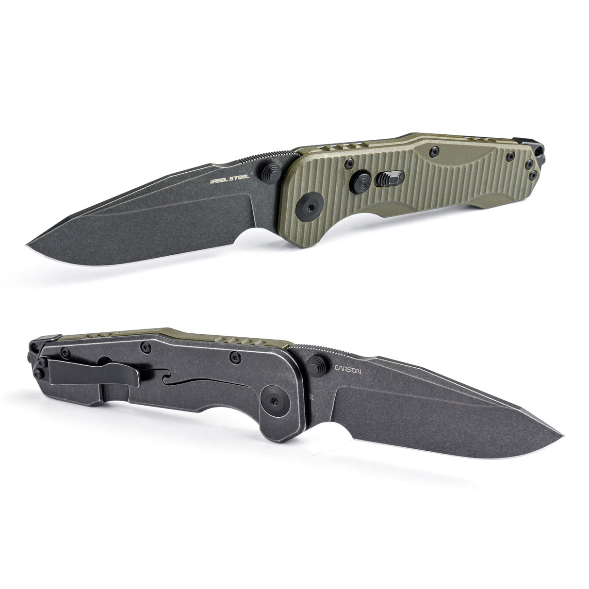 Evolution Ironclad | D2| Steel Frame & G10 | Blackwashed