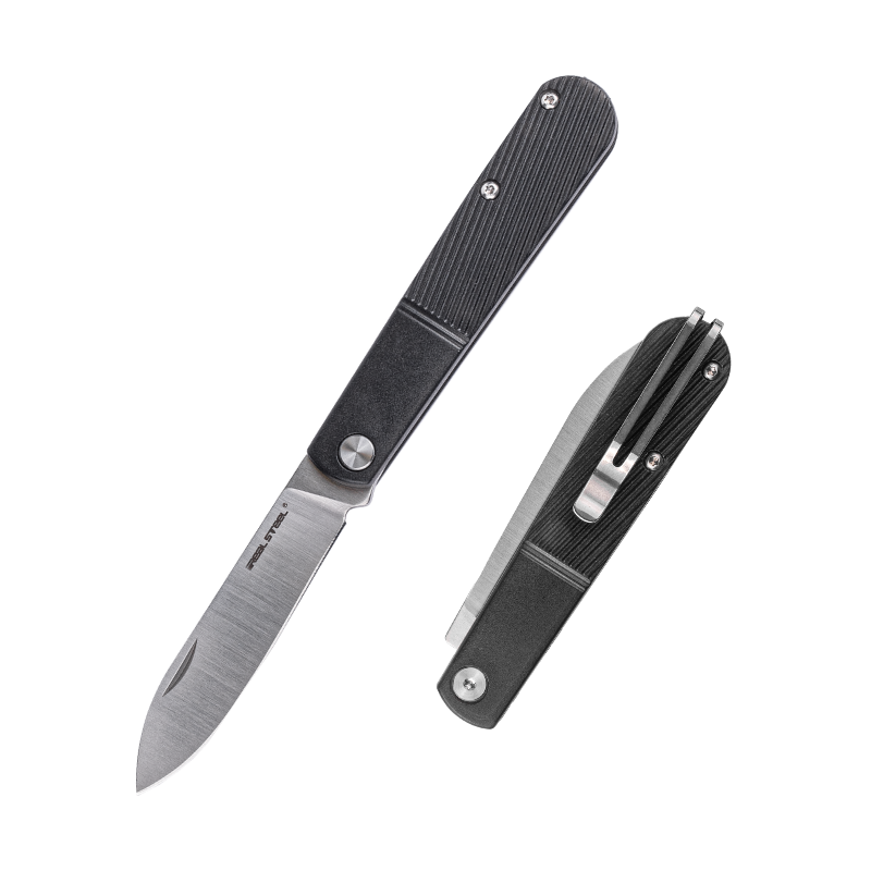 Real Barlow RB-1 Drop Point | Pocket Clip with Fork