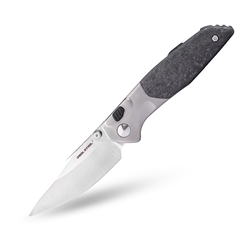 Hoeft | S35VN | Titanium & Shred Carbon Fiber