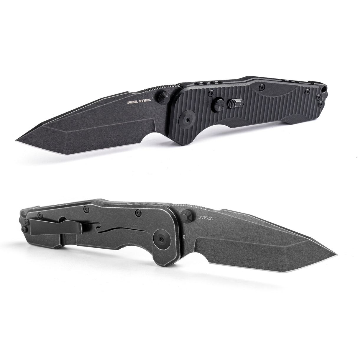 Evolution Ironclad | D2| Steel Frame & G10 | Blackwashed