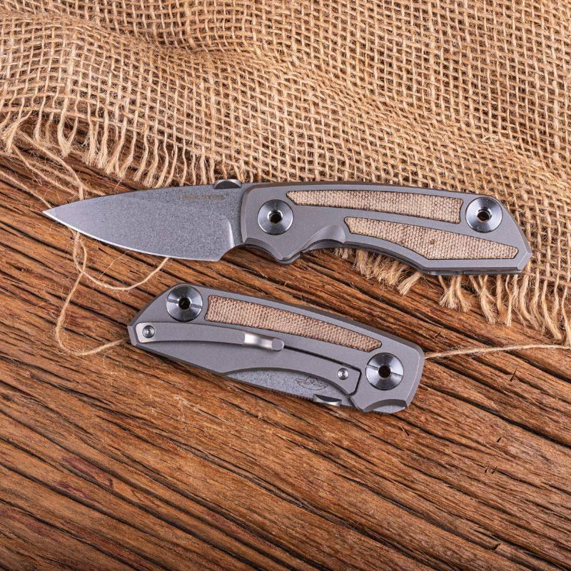 RSK Delta 2600 | S35VN | Titanium & Inlay – Real Steel Knives