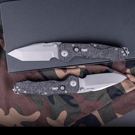 Evolution | S35VN | Titanium & Carbon Fiber