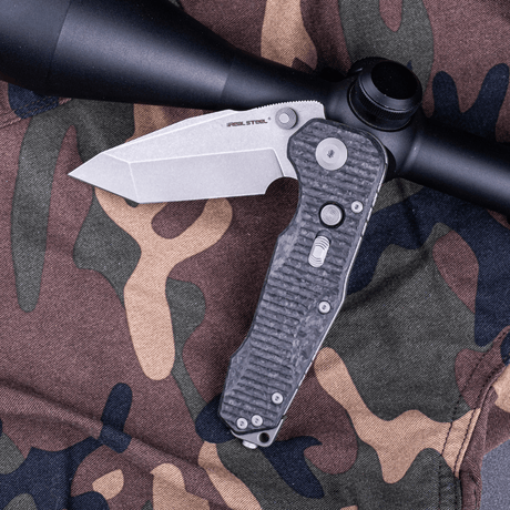 Evolution | S35VN | Titanium & Carbon Fiber