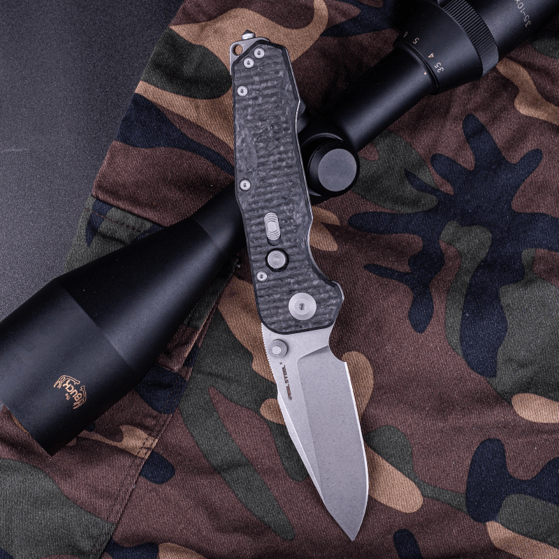 Evolution | S35VN | Titanium & Carbon Fiber