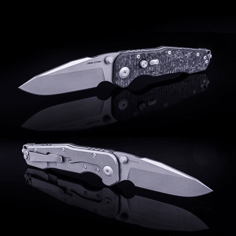 Evolution | S35VN | Titanium & Carbon Fiber