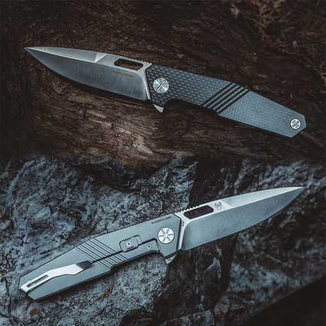 Havran | S35VN | Carbon Fiber & Titanium Frame