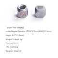 Lanyard Bead | TC4