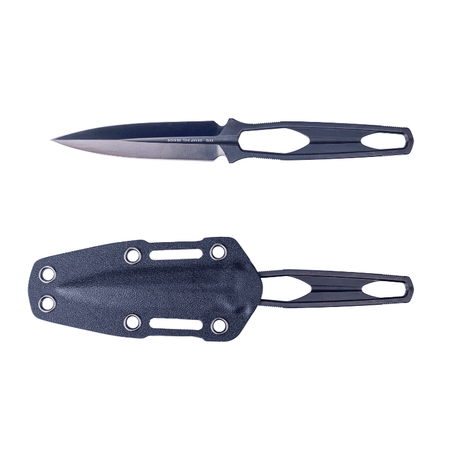 Real Steel Astral Fixed Blade Tactical Knife, Black DLC Coating 3.27″ K110 Double Edged Dagger Blade, Kydex Sheath 3505B 99.00 Real Steel Knives www.realsteelknives.com