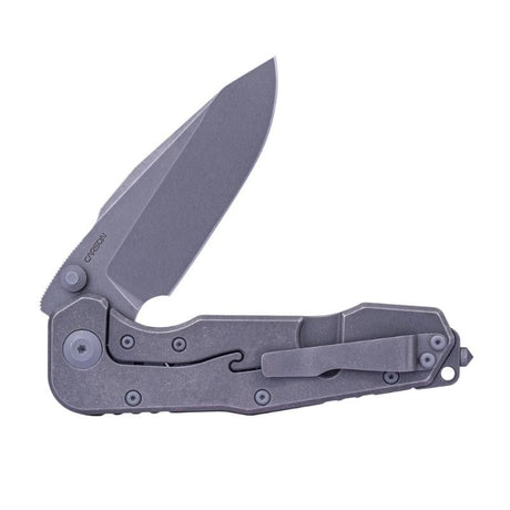 Real Steel Evolution Frame Lock & Button Unlocking Heavy Duty Tactical Knife, 3.78" S35VN Drop Point Blade, Titanium Handle 9911 255.00 Real Steel Knives www.realsteelknives.com