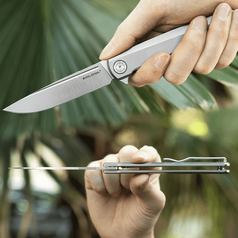 Real Steel Knives Gslip Slipjoint Folding Knife 3.46 VG10 Satin