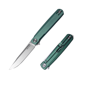 Real Steel G-Frame TS Titan EDC Urban Frame Lock Pocket Knife-3.39" Bohler N690 Blade And Anodized Titanium Handle 7874TS03 75.00 Real Steel Knives www.realsteelknives.com