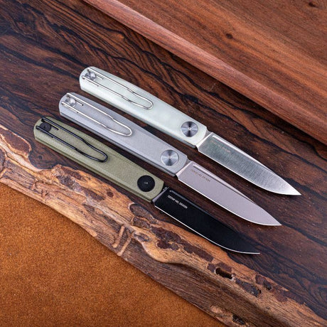 Real Steel Gslip Compact EDC Slip Joint Folding Knife-3.07" VG-10 Blade,G10 Handle 7869 49.00 Real Steel Knives www.realsteelknives.com