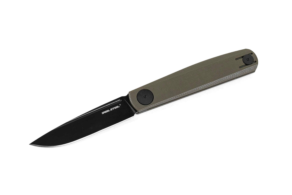Real Steel Gslip Compact EDC Slip Joint Folding Knife-3.07" VG-10 Blade,G10 Handle 7866 49.00 Real Steel Knives www.realsteelknives.com