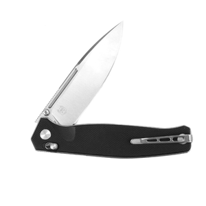 Real Steel Huginn Tactical Crossbar Lock Folding Knife -Black 3.66" VG-10 Blade, Milled Black G10 Handle 7651 89.00 Real Steel Knives www.realsteelknives.com