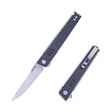 Real Steel Kikashi Flipper Knife 3.54" Alleima 14C28N Stonewash ‎Blade, Liner Lock, G10/Carbon Fiber laminate 8071CS 49.50 Real Steel Knives www.realsteelknives.com
