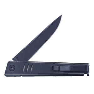 Real Steel Kikashi Flipper Knife 3.54" Alleima 14C28N Stonewash ‎Blade,Liner Lock,Black/Green G10 Handle 8071GB 49.50 Real Steel Knives www.realsteelknives.com