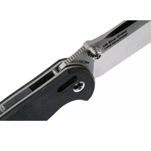 Real Steel Knives H6 Blue Sheep Folding Knife (3.74" Alleima 14C28N） Plain & Stonewash Blade, Black G10 Handles 7761 39.50 Real Steel Knives www.realsteelknives.com