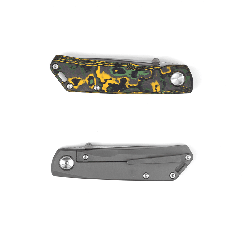 Real Steel Luna Boost FatCarbon EDC Urban Frame Lock Folding Knife-2.76" N690 Blade and Titanunium/FatCarbon Handle 7072FC6 119.00 Real Steel Knives www.realsteelknives.com