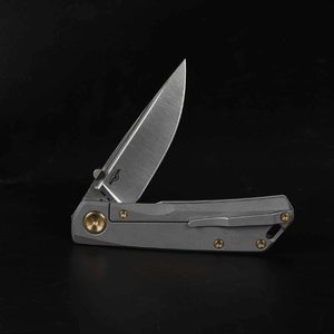 Real Steel Luna Boost Frame Lock Carbon Fiber EDC Frame Lock Folding Pocket Knife-2.76" Böhler N690 Blade and TC4/Carbon Fiber Handle 7076 115.00 Real Steel Knives www.realsteelknives.com