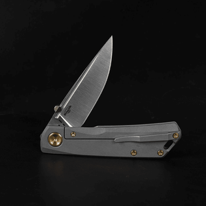 Real Steel Luna Boost Frame Lock Titan 2022 EDC Urban Frame Lock Folding Pocket Knife-2.76" Böhler N690 Blade and Titanium Handle 7071 109.00 Real Steel Knives www.realsteelknives.com