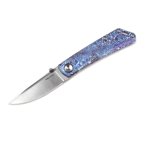 Real Steel Luna Boost TC Series Frame Lock Folding Pocket Knife -2.76" Bohler N690 Blade, TC Handle 7071TC06 156.00 Real Steel Knives www.realsteelknives.com