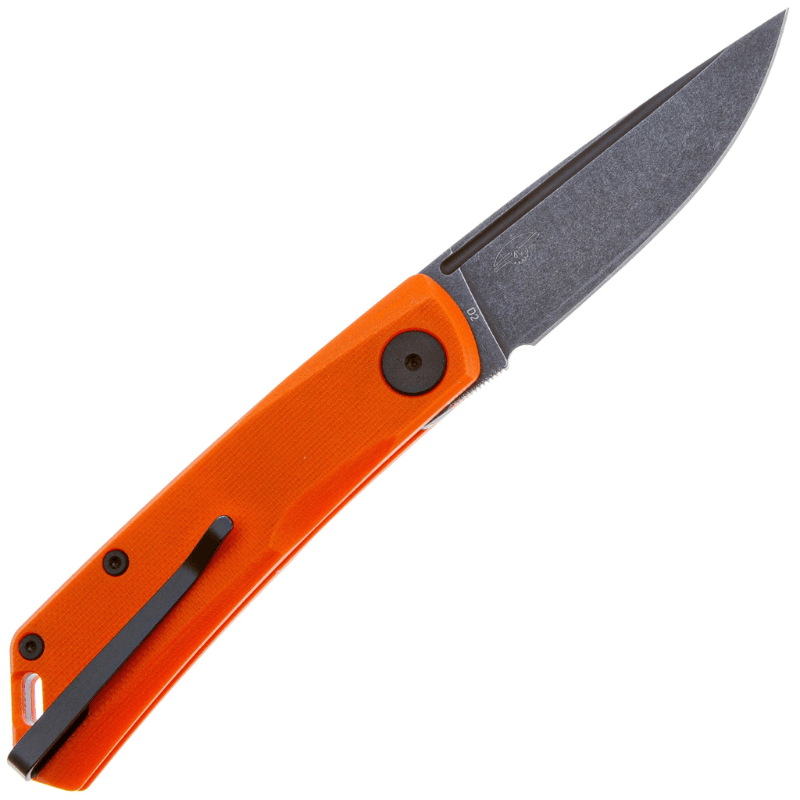 Real Steel Luna Lite EDC Urban Silp Joint Folding Knife-2.76" D2 Blade and Orange G10 Handle 7036 34.00 Real Steel Knives www.realsteelknives.com