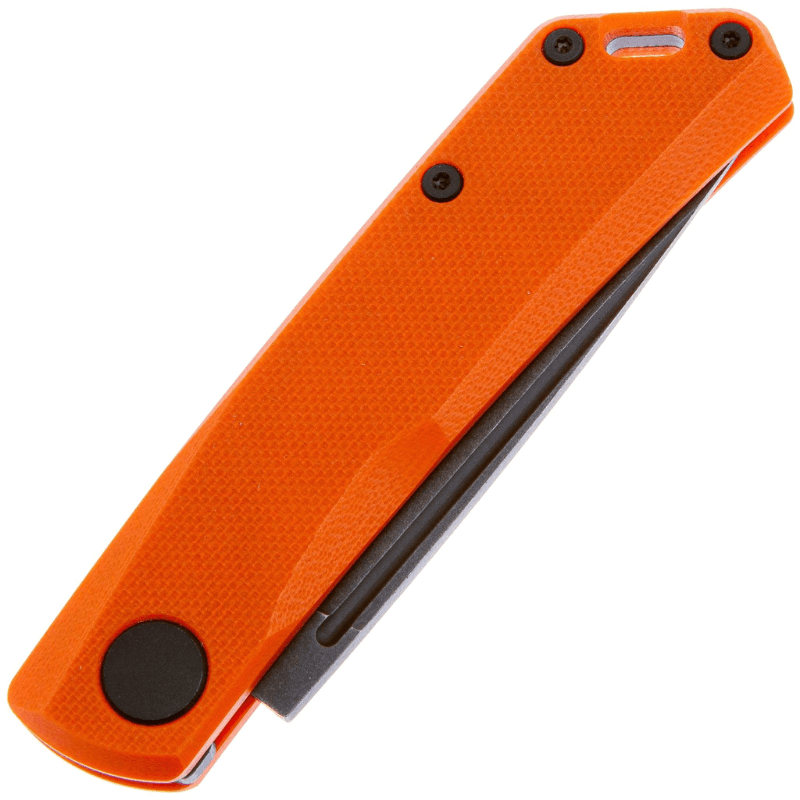 Real Steel Luna Lite EDC Urban Silp Joint Folding Knife-2.76" D2 Blade and Orange G10 Handle 7036 34.00 Real Steel Knives www.realsteelknives.com