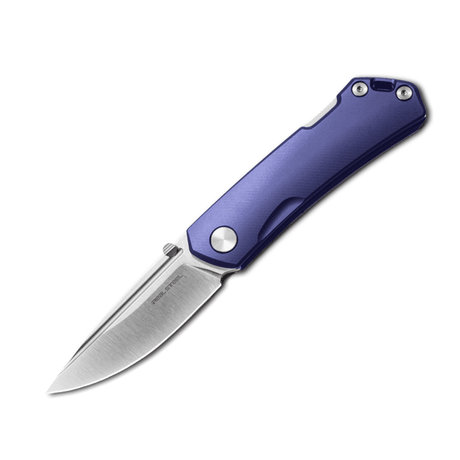 Real Steel LUNA Maius Backlock Folding Knife -3.03" Satin Bohler N690 Blade, Titanium Handle 7091 119.00 Real Steel Knives www.realsteelknives.com